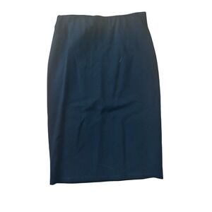Slinky Brand Vintage Black Pencil Skirt Pullon SZ S